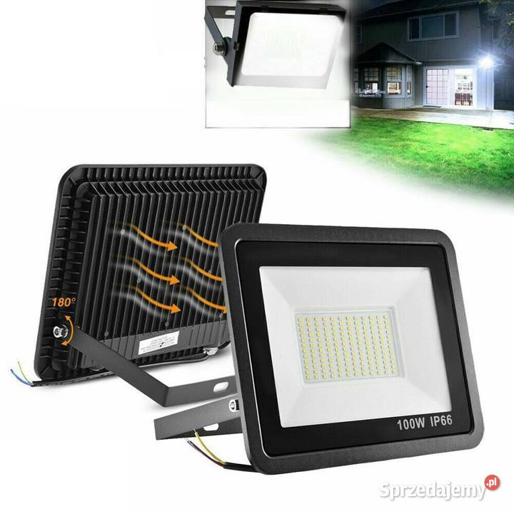 Lampa LED Halogen 100W 230V Naświetlacz