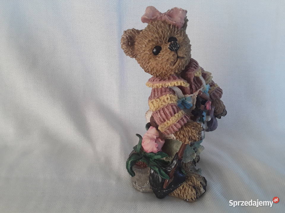 Miś misia ogrodniczka kwiat łopatka lubelskie Zamość