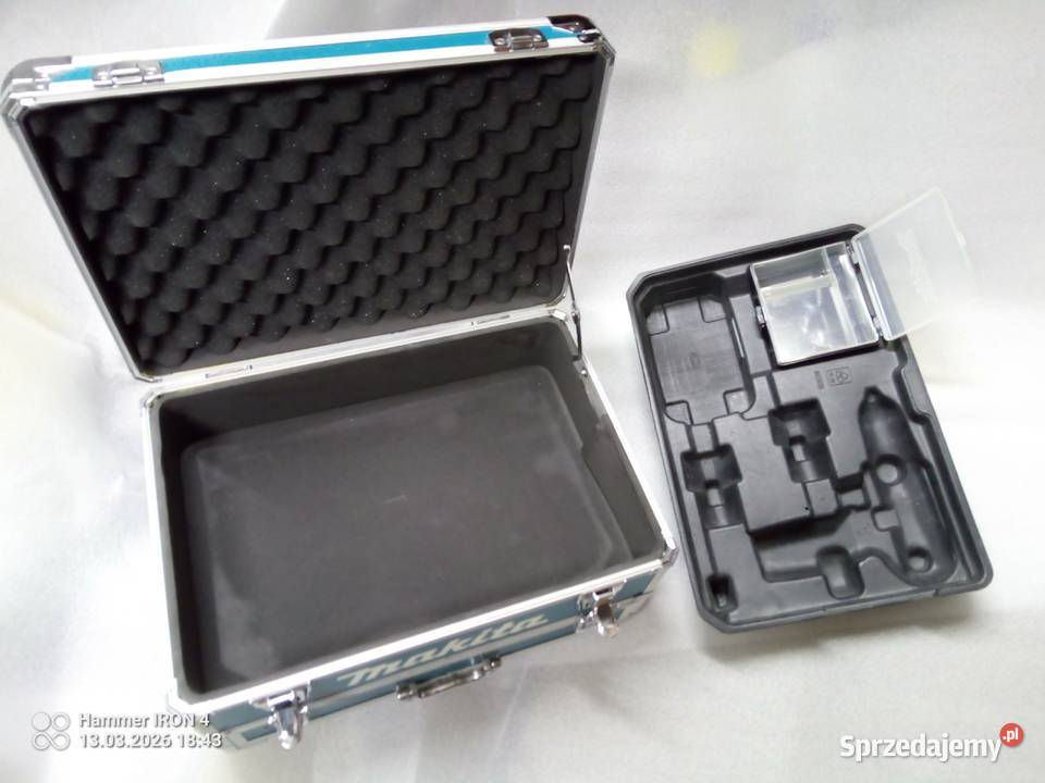 Makita wkrętarka skrzynka opakowanie skrzynka