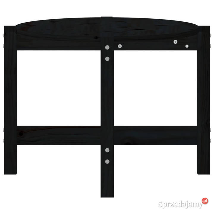 Stolik kawowy czarny 118x63x45 lite drewno sprzedam