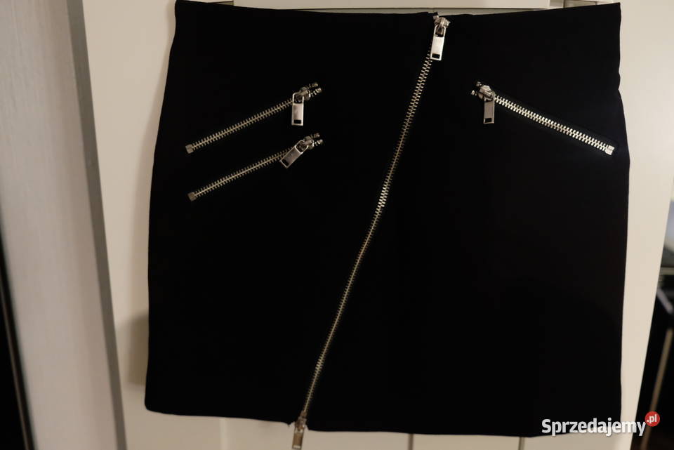 czarna spódniczka spódnica HM xxs 32 zip zamek H&M Moda i Styl Toruń sprzedam