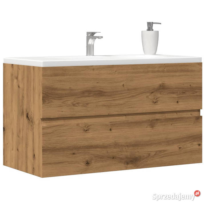 Wisząca szafka łazienkowa dąb artisian 80x385x45 mazowieckie Warszawa