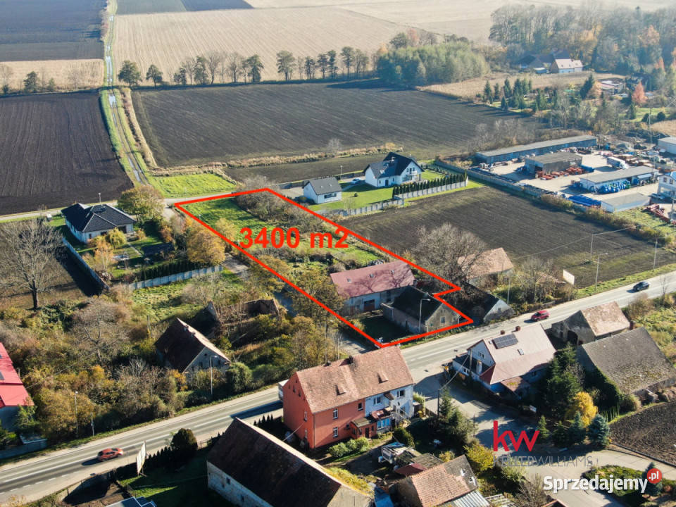 Grunt 3400m2 Cieszyce Akacjowa