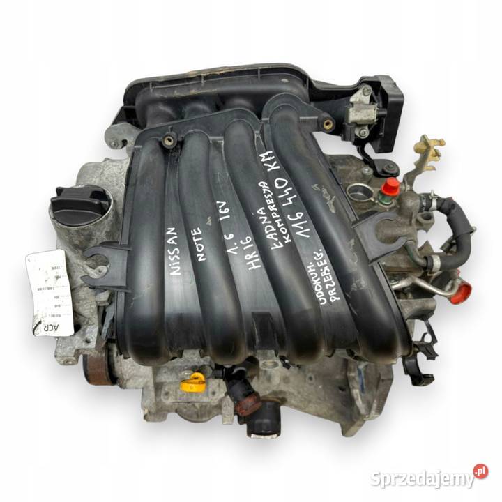 SILNIK HR16 Nissan Juke Note 16 16V 4 wtryski Chełm