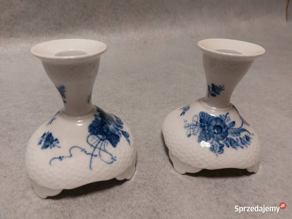 ROYAL COPENHAGEN 101711 Świecznik Blue Flower małopolskie Zakopane