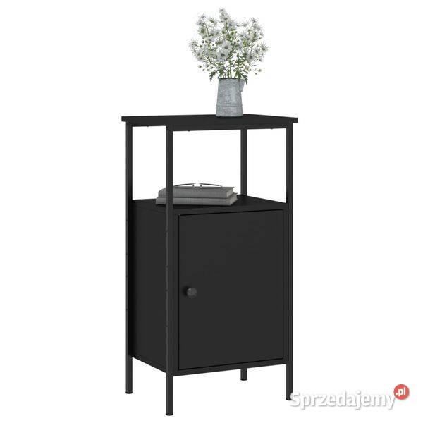 vidaXL Szafka nocna czarna 41x31x80 SKU825923 Nocne Warszawa