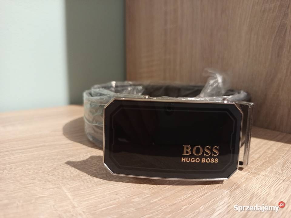 Pasek męski Hugo Boss czarny
