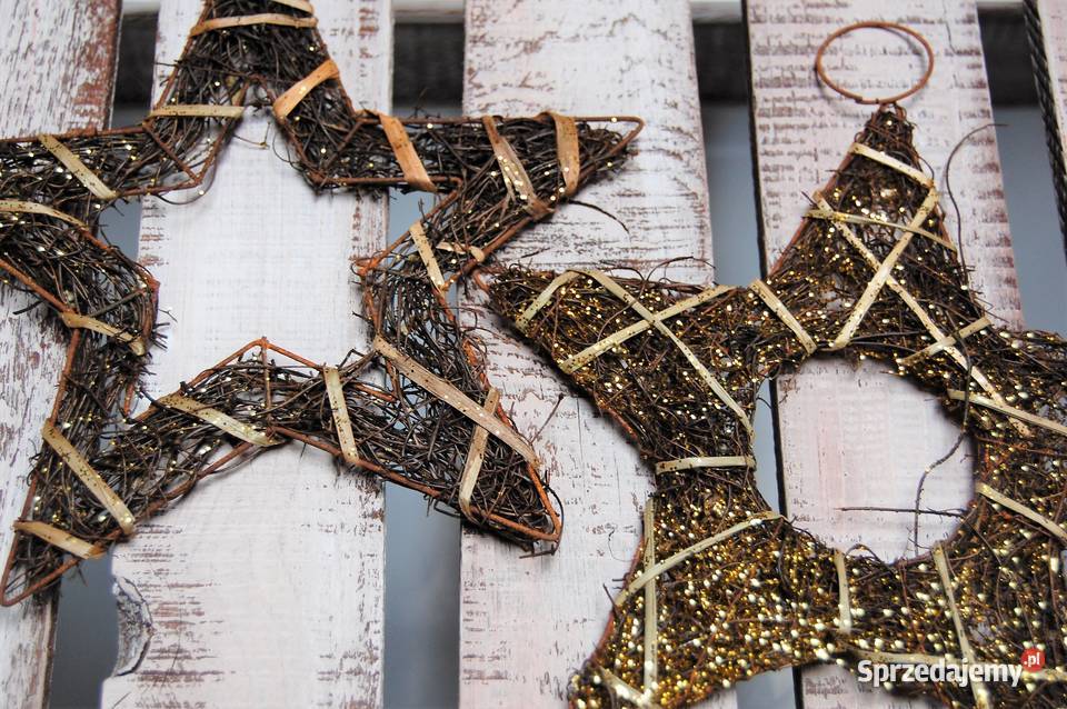 Gwiazda gwiazdka pleciona ozdoba naturalna Arpex Dekoracje i ozdoby Lublin