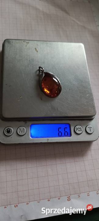 Wisiorek Bursztyn srebro podlaskie Białystok