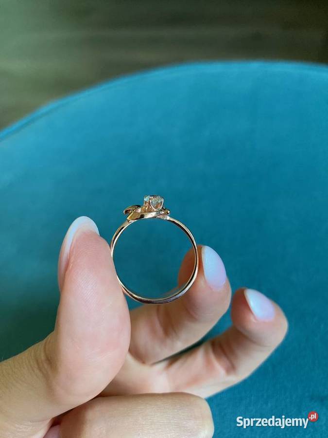 Nowy złoty pierścionek złoto 14K 585 serduszko