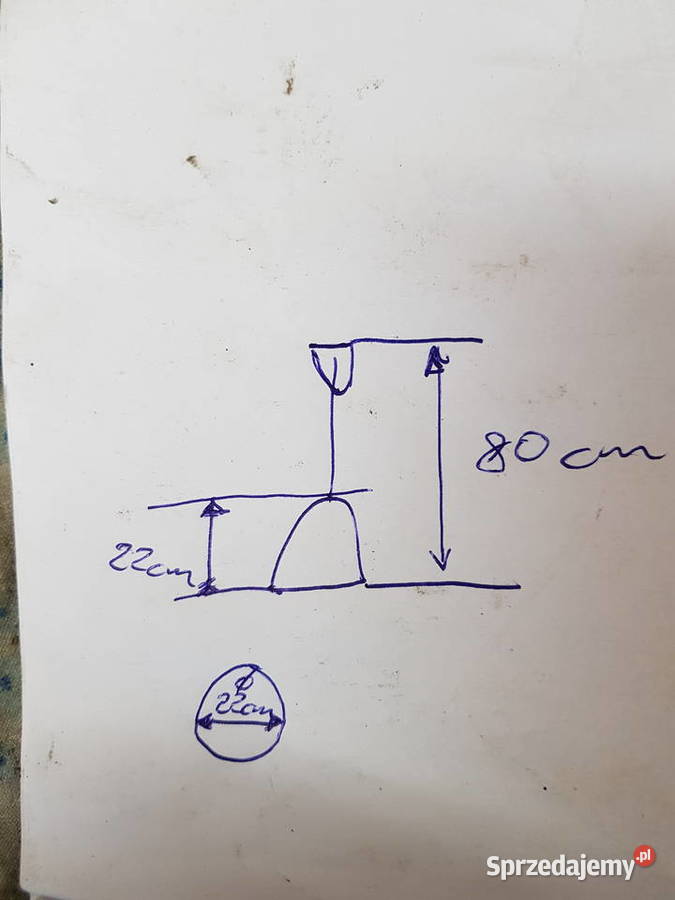 Lampa sufitowa wisząca wys 80 do mieszkania Kraków