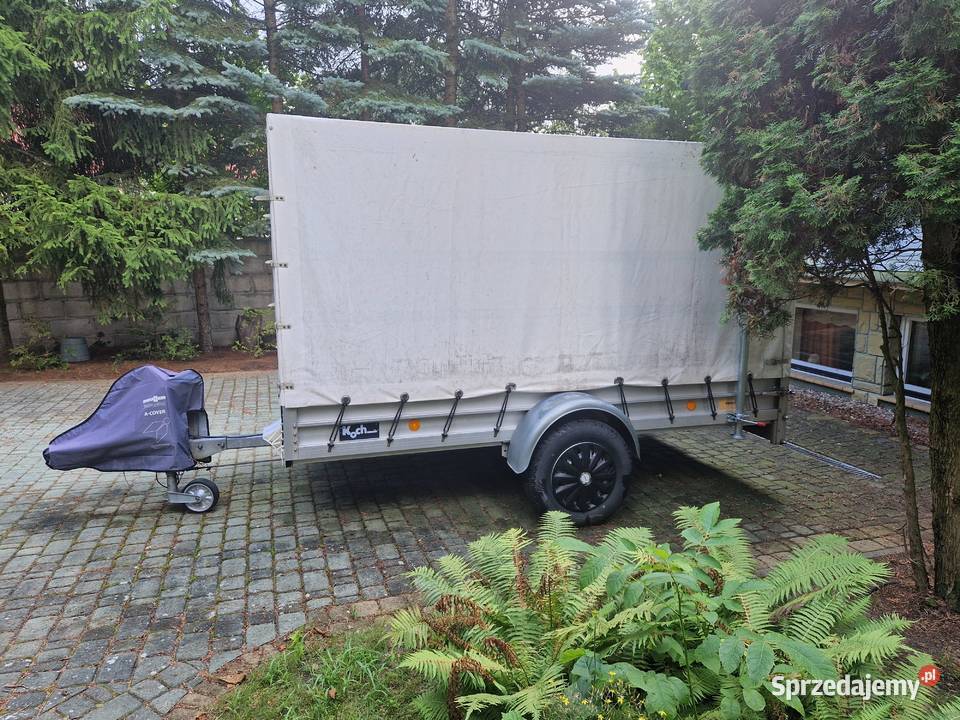 Przyczepa Koch z plandeką dmc 1300 Do samochodów osobowych Siemiatycze
