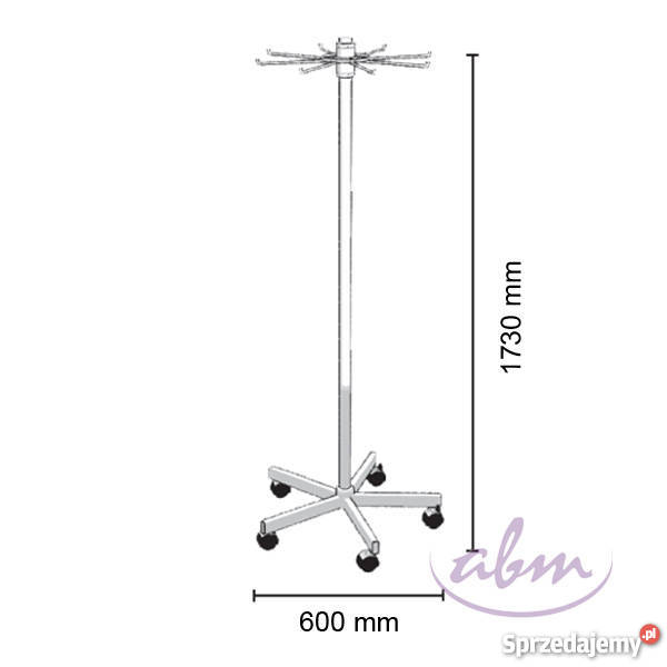 Stojak chromowany galanteryjny małopolskie Tarnów