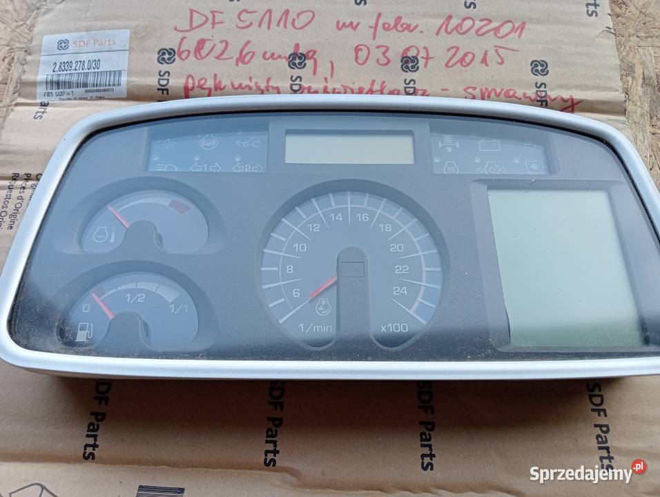 licznik panel wskaźników DeutzFahr Agrotron Koszanowo