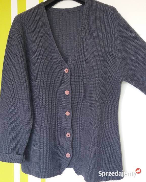 L4648 Grafitowy zgrabny sweter Gliwice