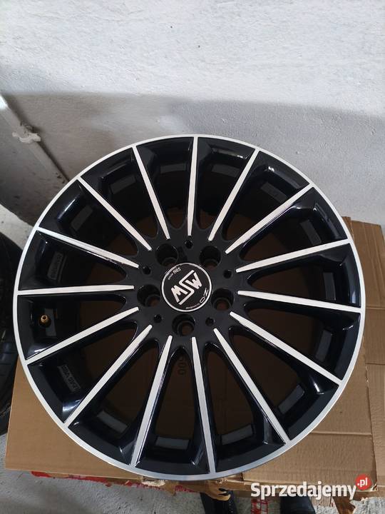 Felgi OZ MSW 30 Black Polished 8Jx18 5x112 AUDI Kraków