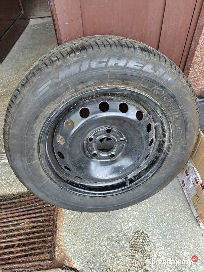 Koło z felgą stalową Michelin 205x60R15Nowe osobowe dolnośląskie Świdnica