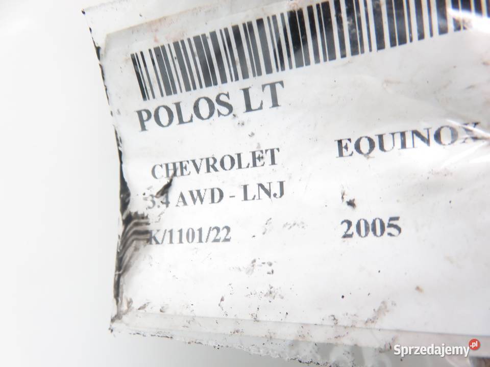 PÓŁOŚ LEWA TYLNA CHEVROLET EQUINOX 34 B osobowe