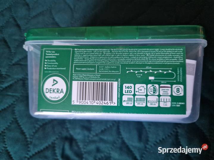 NOWE Lampki choinkowe 140 LED Girlandy świetlne Wrocław