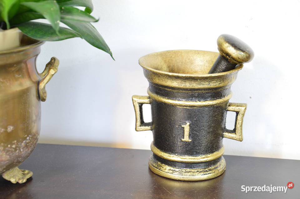 żeliwny Moździerz stary i ciężki Jastrzębie-Zdrój