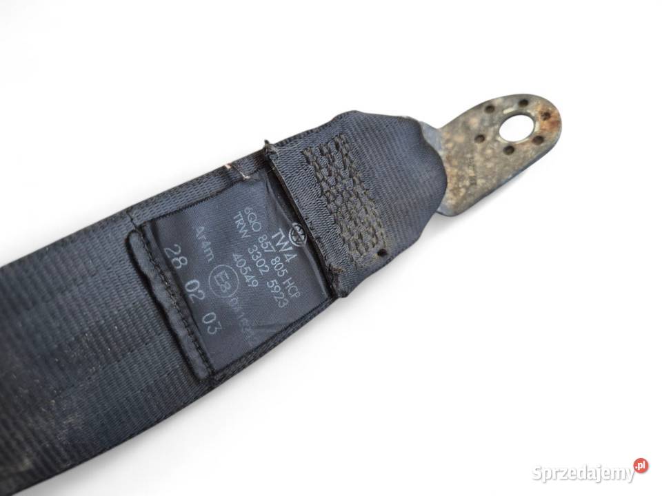 PAS BEZPIECZEŃSTWA TYŁ PRAWY LEWY VW POLO IV osobowe Działoszyce