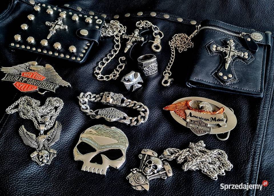 pierścień sygnet motocyklowy Harley chopper Sochaczew