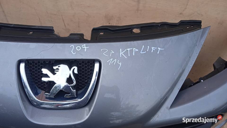 PEUGEOT 207 FL ZDERZAK PRZÓD KTP Zbierkowo