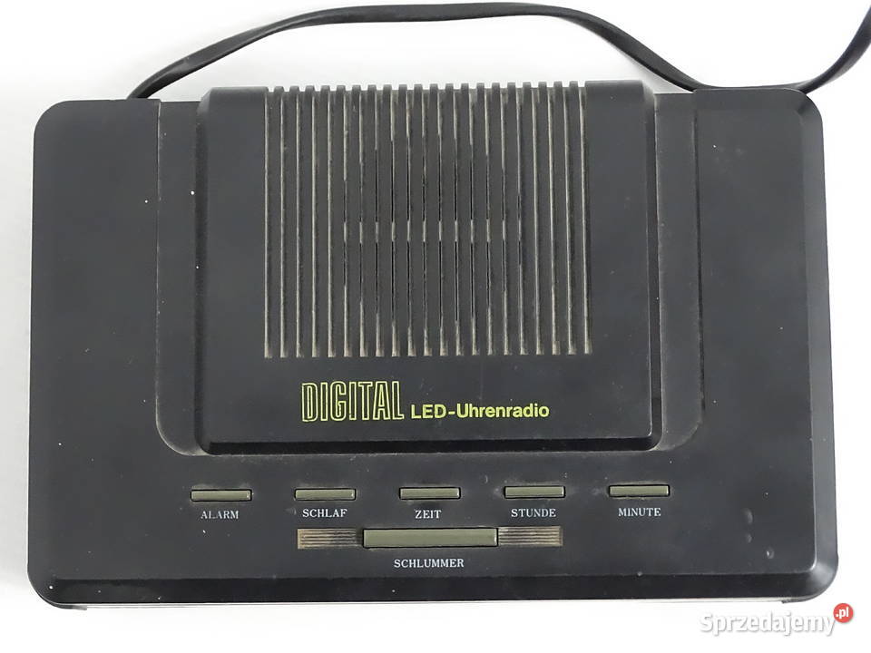 Klasyczny Radiobudzik CROWN Japan Sprawny Retro Radioodtwarzacze Biłgoraj sprzedam