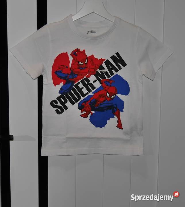 Marvel Spiderman fajna koszulka 128 chłopiec Wrocław