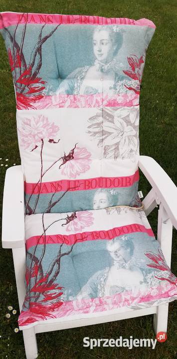 Materacyk poduszka na leżak krzesło ogród Garwolin