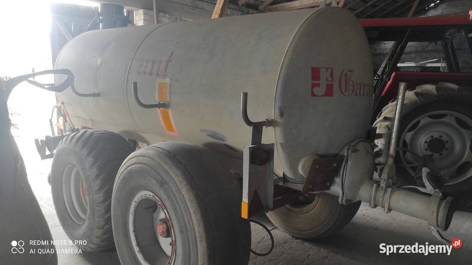 Beczkowóz GARANT 8000L Oś skretna Wawrowice
