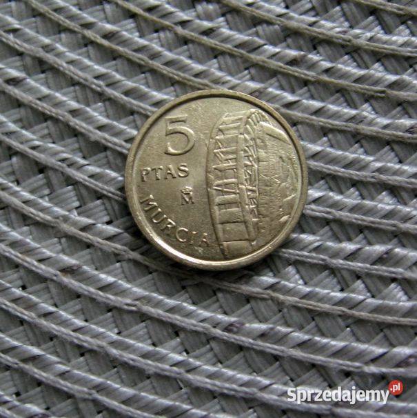 Hiszpania 5 Ptas 1999r Murcja wielkopolskie Kalisz