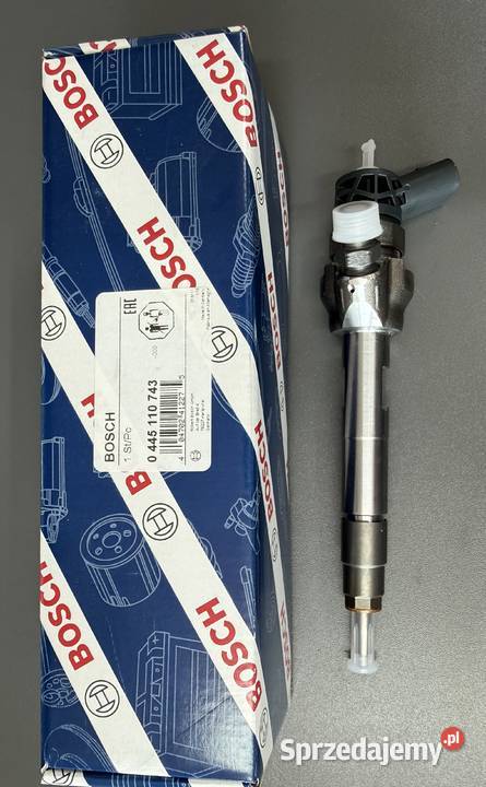 Wtryskiwacze Nowy komplet 4 Bosch 0445110743 BMW Miszewo