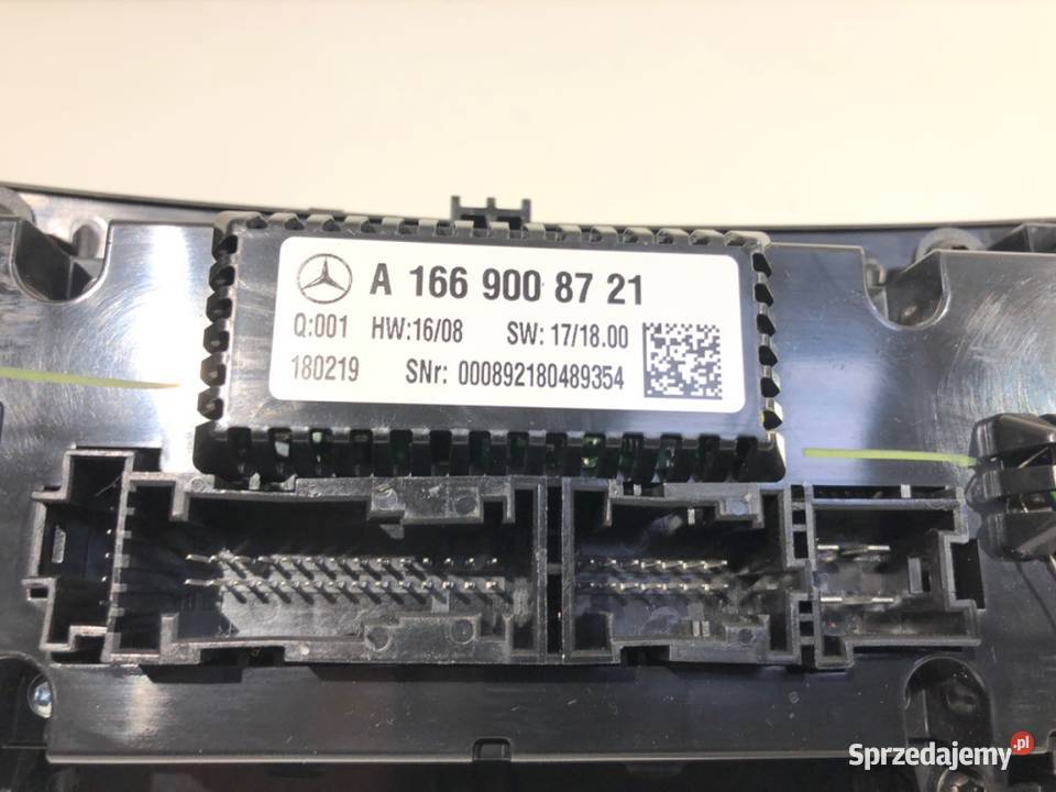 PANEL STEROWANIA NAWIEWU MERCEDES GLE sprzedam