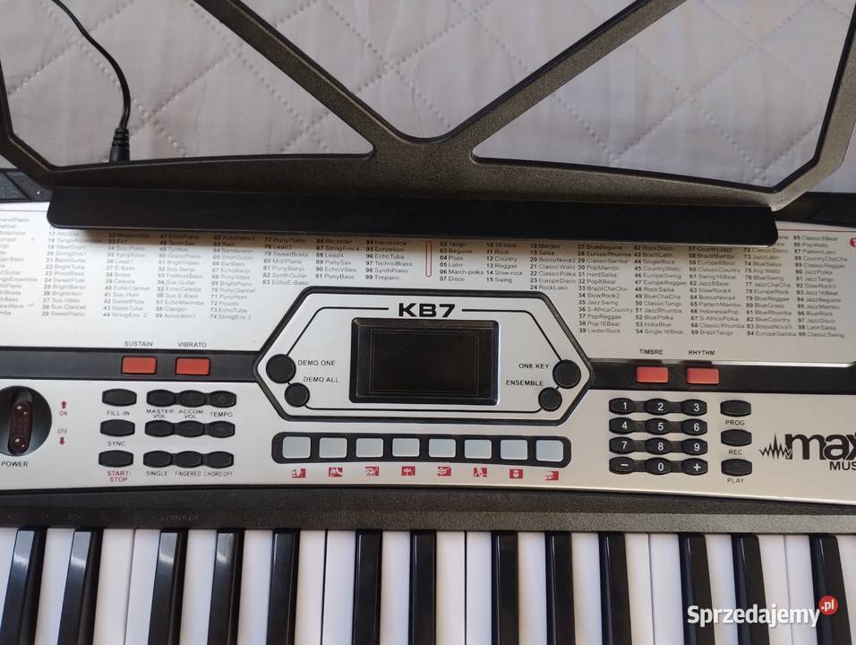 Keyboard music model KB 7 Rozbórz Długi