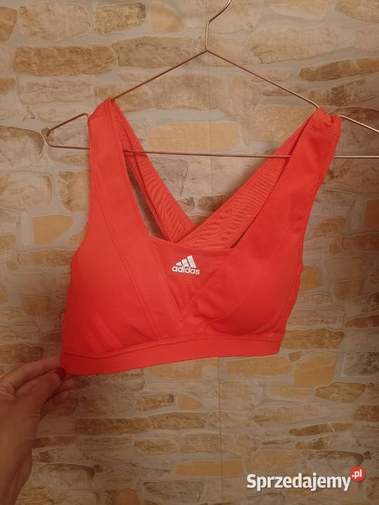 UK14 42XL ADIDAS Neonowy top fitness z Londynu Kraków