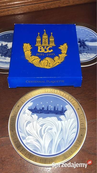 Talerzyk z 1982r z okazji Bożego Narodzenia Bing Gdańsk