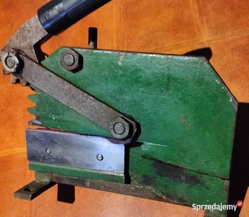 Gilotyna dźwigowa ręczna Nożyce do blachy Bydgoszcz