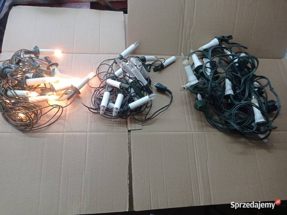 Stare lampki choinkowe Siedlce sprzedam