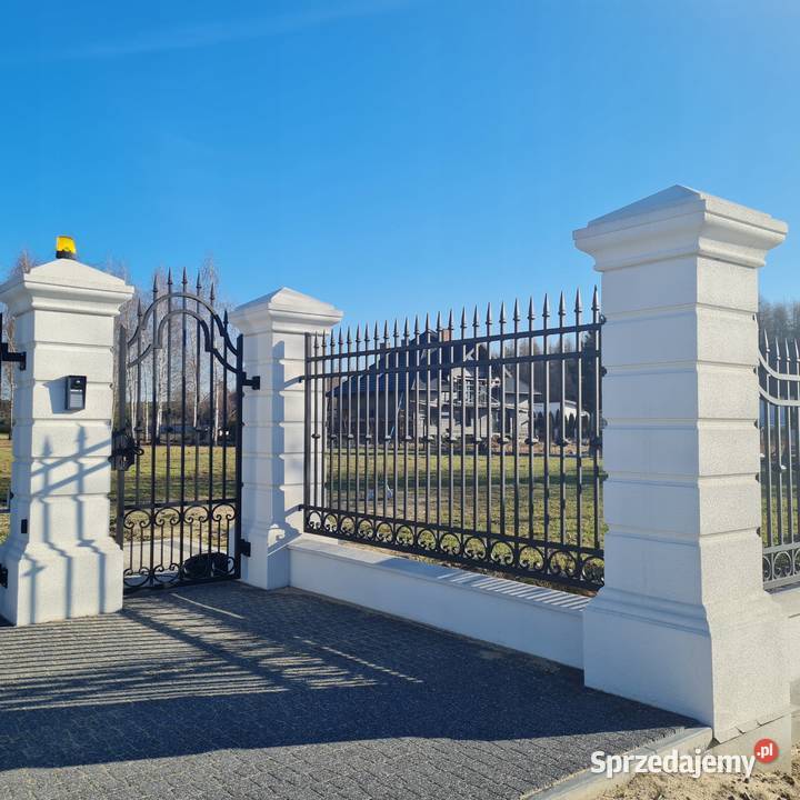Ogrodzenia Dworkowe Słupki Boniowane Pałacowe Sopot