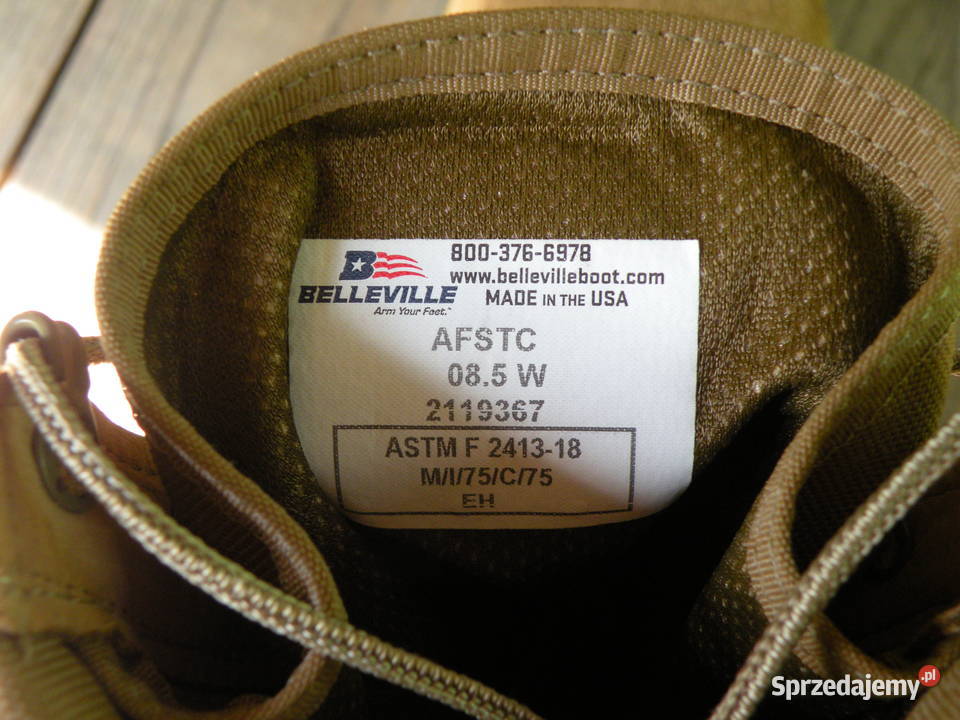 Buty Belleville 85 W coyote steel toe Wrocław sprzedam