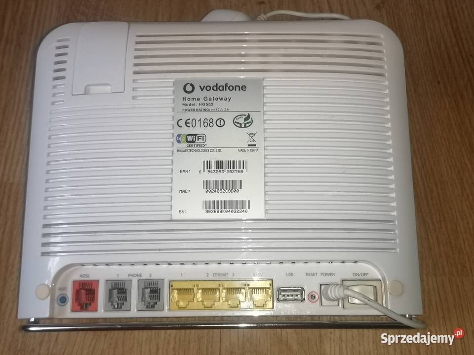 Rutery 2 Asus WL600 Vodafone HG553 Krzyż Wielkopolski