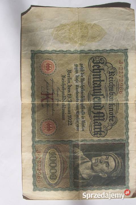 Banknot 10000 Reichsbanknote 1922