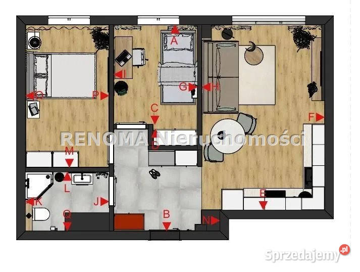 sprzedaży mieszkania 445m2 3pok Białystok blok