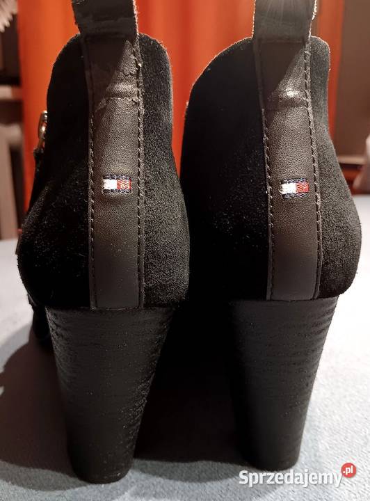 Skórzane botki Tommy Hilfiger 24cm Opole