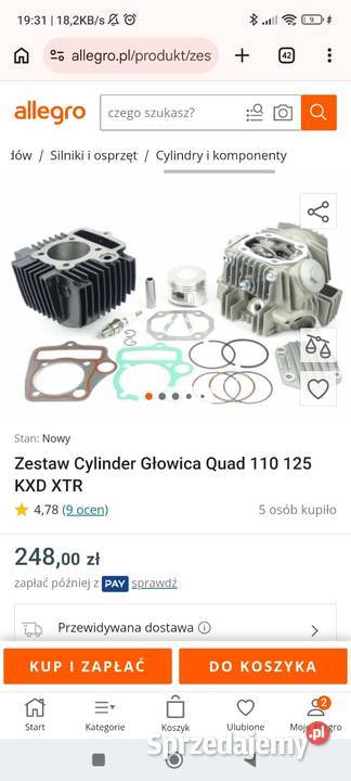 Cross asix 125 garażowany Rzędzianowice