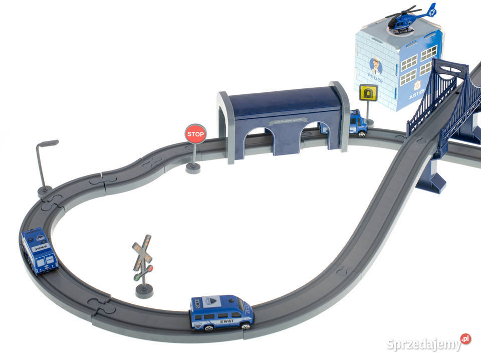 KOLEJKA ELEKTRYCZNA POCIĄG POLICJA AUTKA 92 podlaskie Bielsk Podlaski