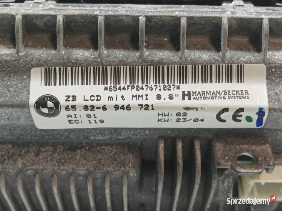 WYŚWIETLACZ 6946721 6929507 Bmw Seria 7 IV