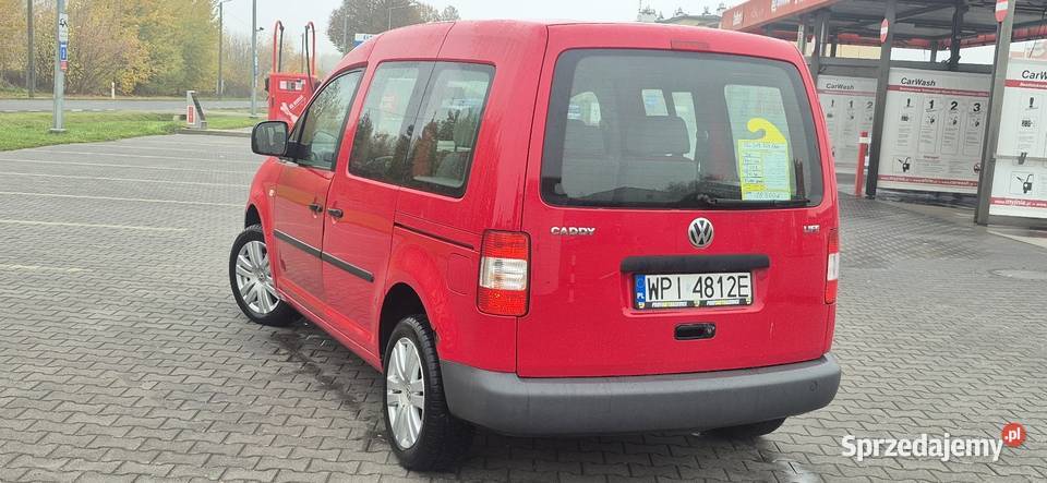 VW Caddy Life 14 MPI 2008r 2x drzwi przesuwne 5 Caddy Nasielsk