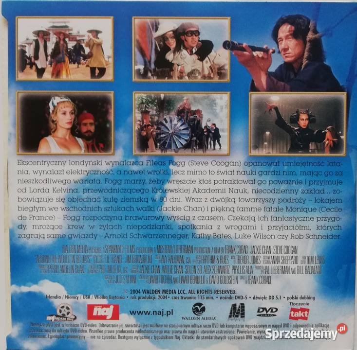 W 80 dni dookoła świata DVD Jackie Chan Maggie Q przygodowy łódzkie Łódź
